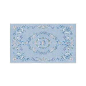 Ruggable -  3'x5' Washable Bridgerton Aubrey Hall Gar Blue